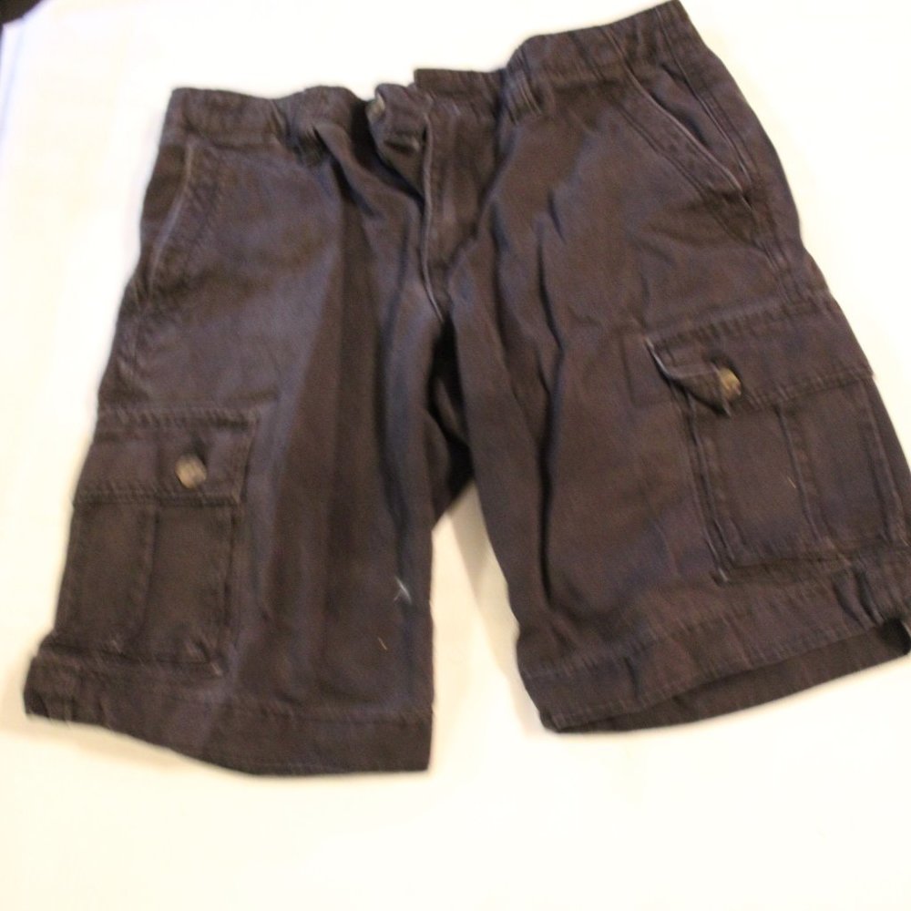 Arizona Jeans Cargo Shorts Navy Blue Boys 10 Husky (H)
